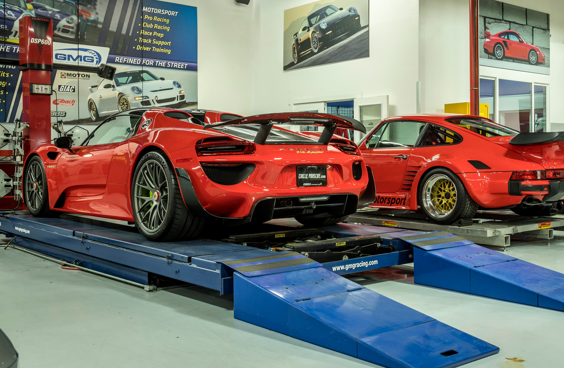 Porsche Factory Service at GMG Racing
